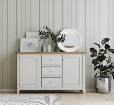 2 Door 3 Drawer Sideboard - Arlyn Painted Collection For The Home Interiors