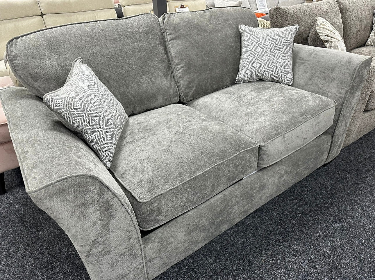 Grey 3&2 Seater Sofa Set