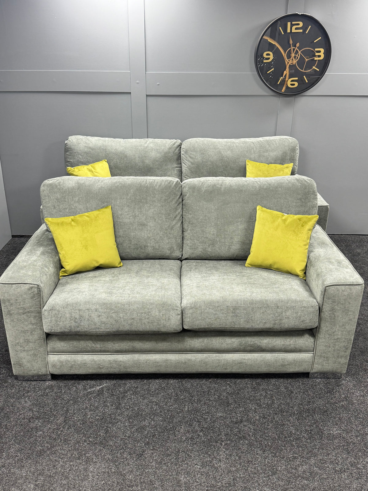 Mia 3 & 2 Seater Grey Sofa Set