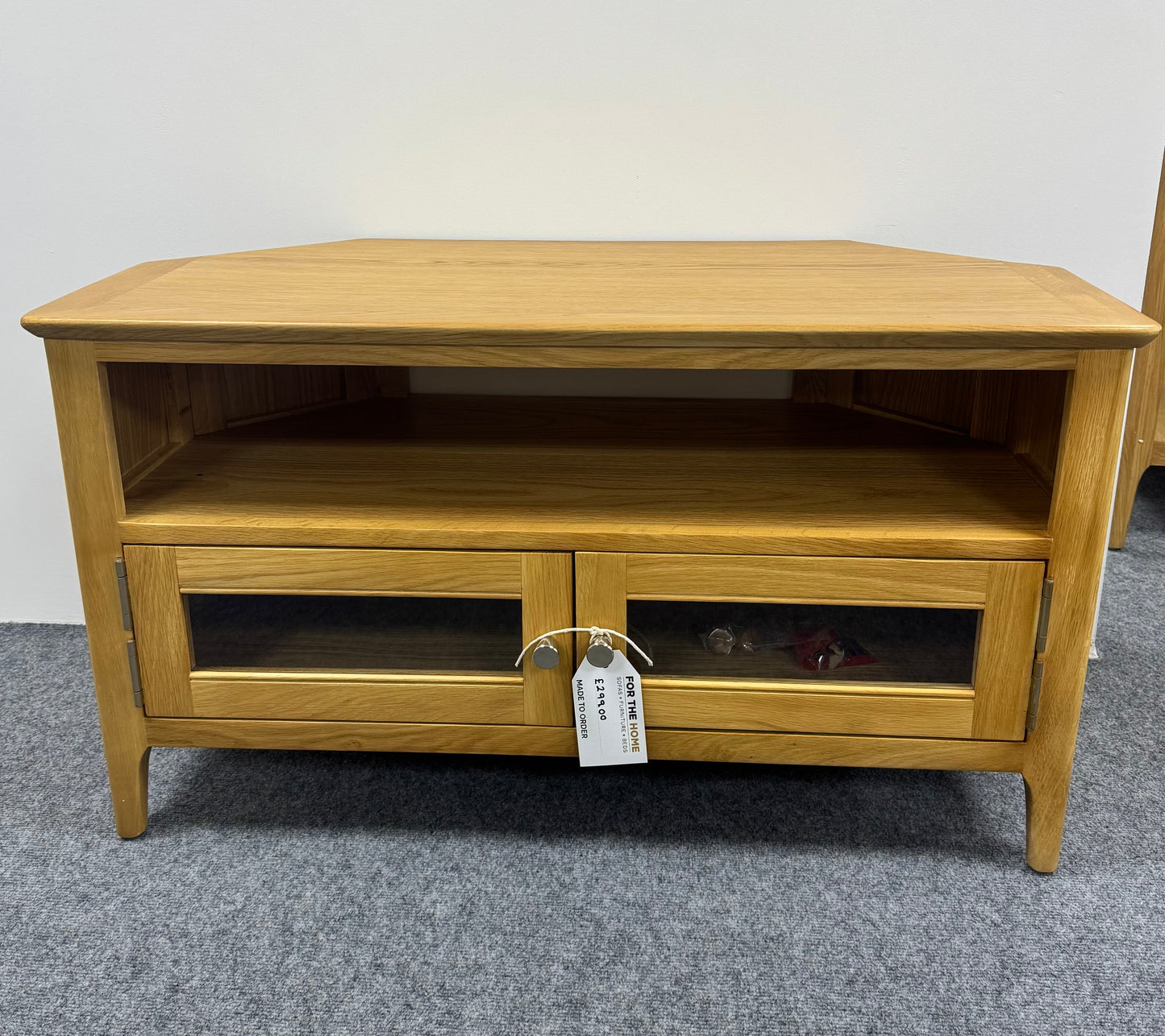 Saxby Glazed Corner TV Unit