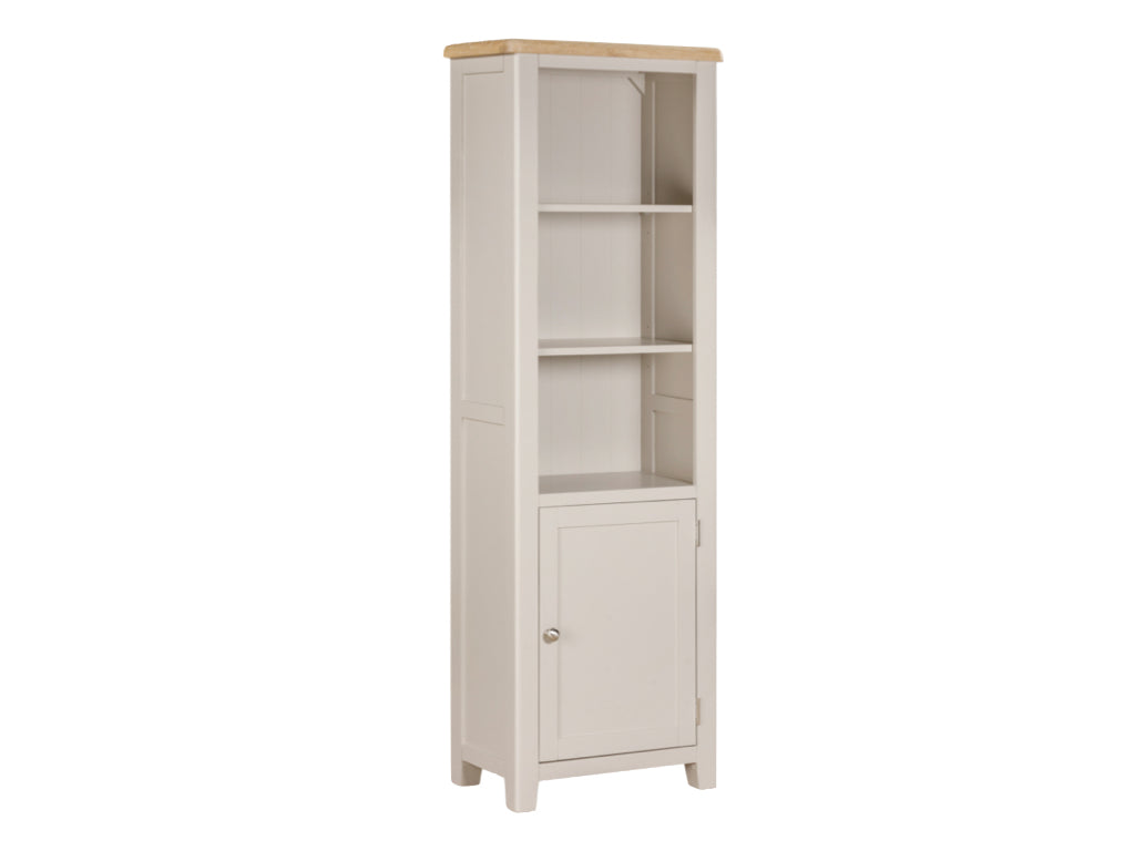 Windermere Painted 1 Door Tall Narrow Bookcase