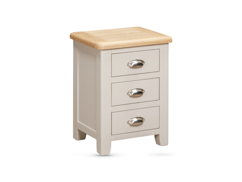 Windermere Painted 3 Drawer Bedside
