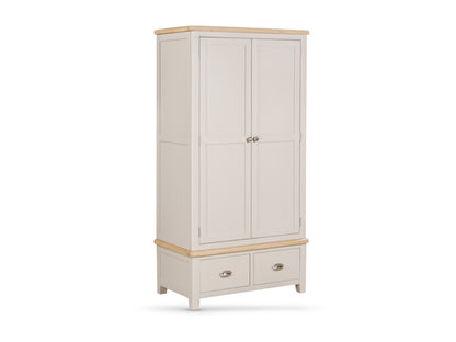 Windermere Painted Double Wardrobe with 2 Drawers