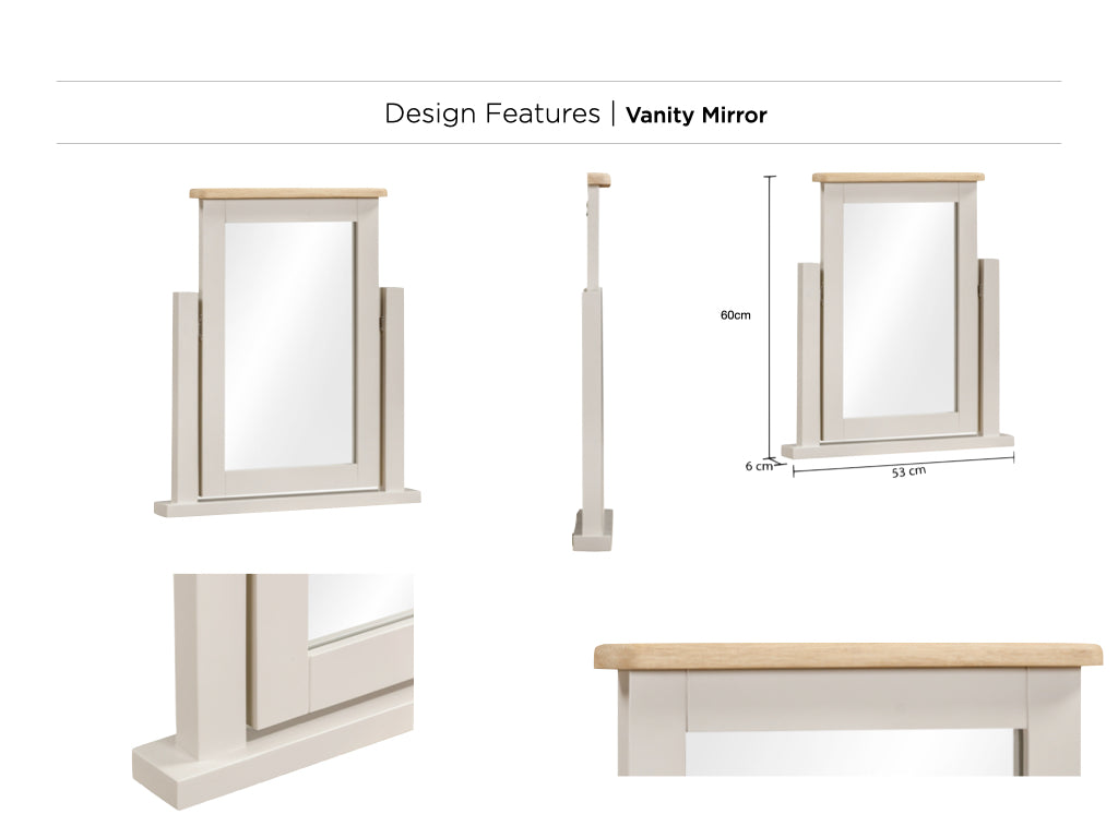 Windermere Painted Vanity Mirror