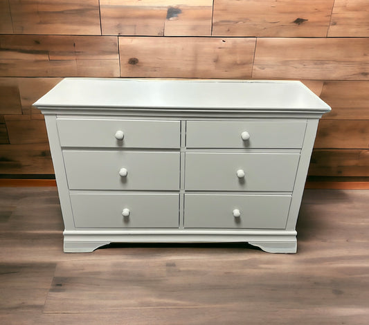 Grey 6 Drawer Chest