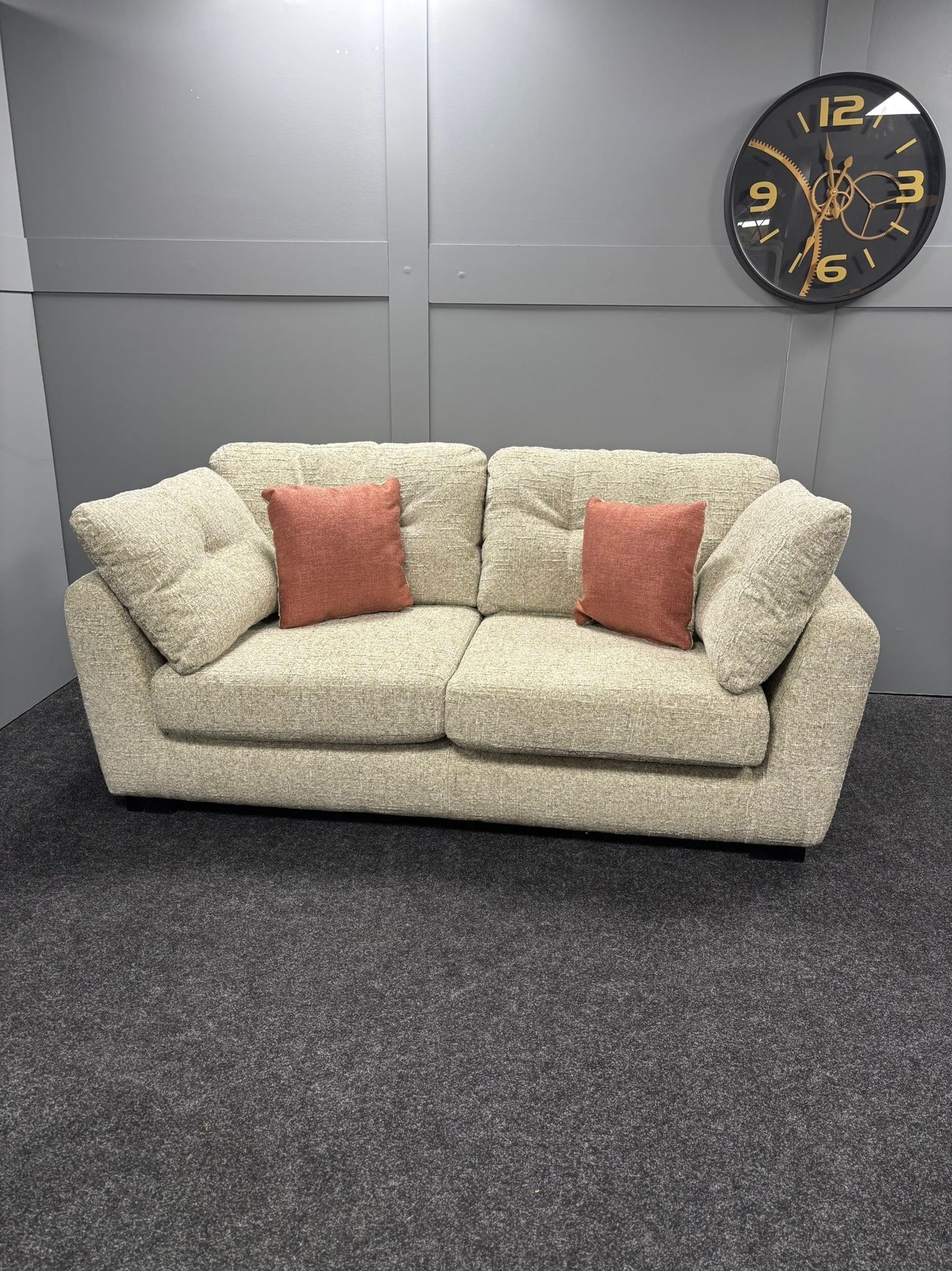 Beige Large 2 Seater & Love Chair