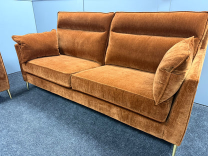 Rust Grand Sofa & Large Sofa Set