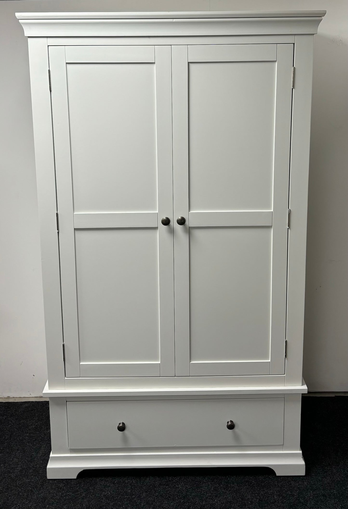 Warm White Double Wardrobe