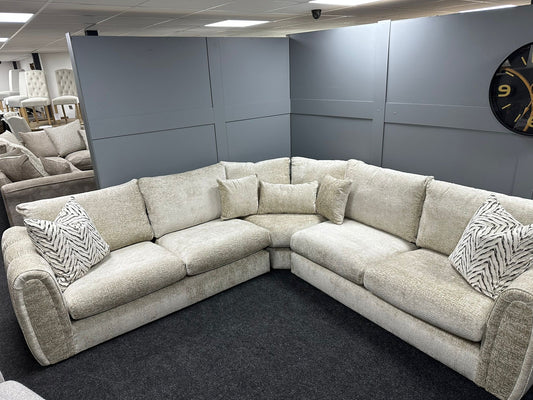 Mink 2 on 2 Corner Sofa