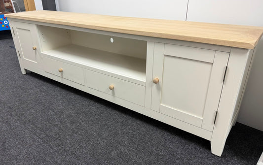 Pure White Large Tv Unit