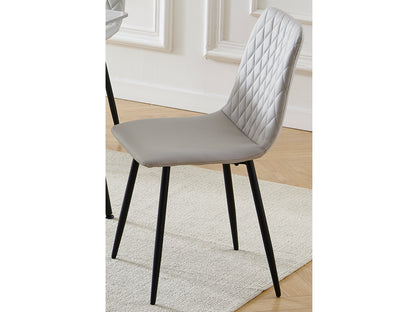 Argenta Dining Chair PAIR - Light or Dark Grey