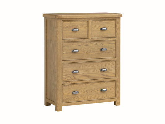 Dorchester Oak 2 Over 3 Chest