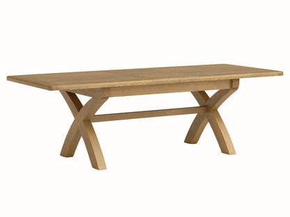 Dorchester 200-250cm Cross Leg Extension Dining Table