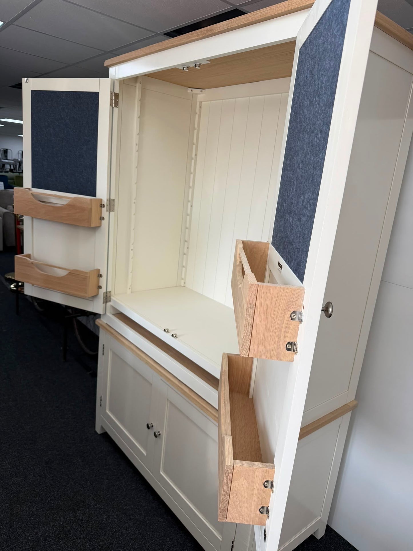 Classic Cream Hideaway Desk