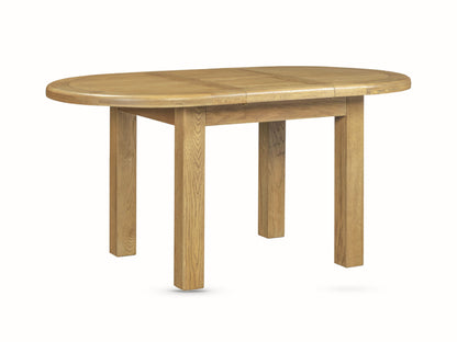 Dorchester Oak 120-160cm Oval Extension Table