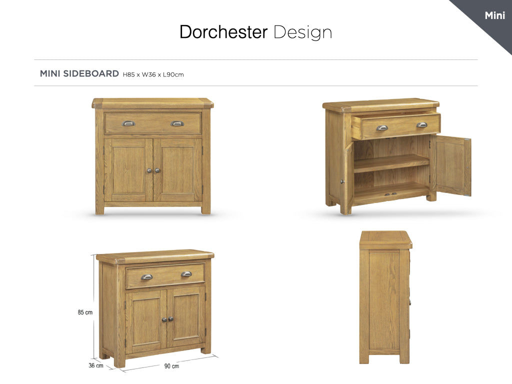 Dorchester Oak Mini Sideboard