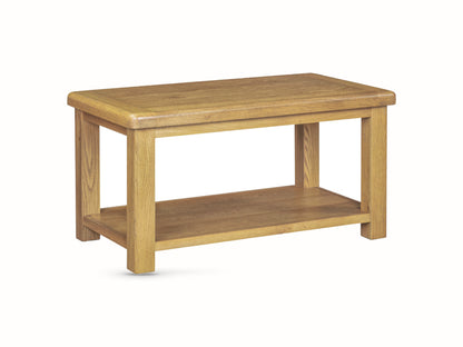 Dorchester Oak Coffee Table With Shelf