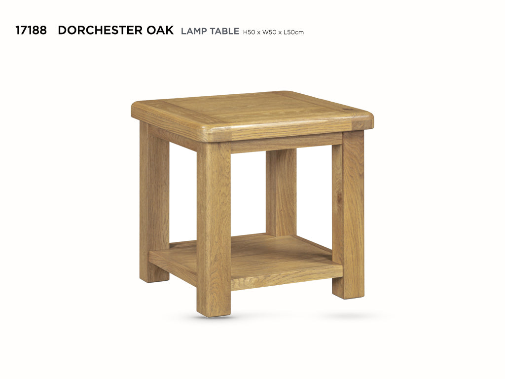 Dorchester Oak Lamp Table