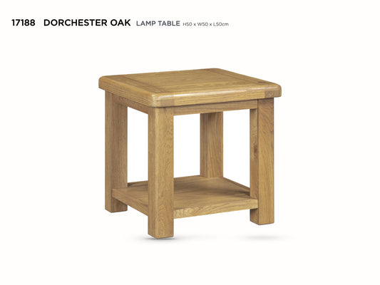 Dorchester Oak Lamp Table