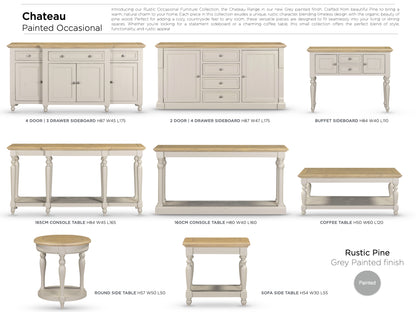 Chateau Painted 4 Door 3 Drawer Sideboard