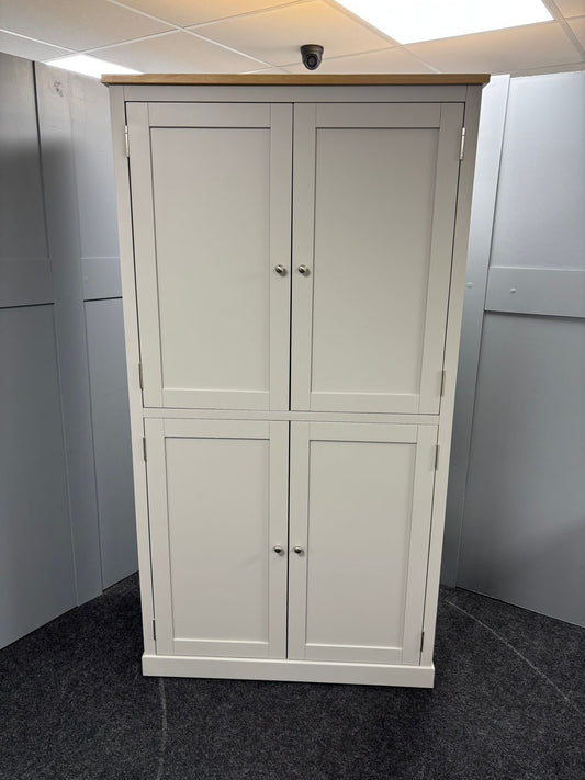 Pebble Grey 2 door Larder