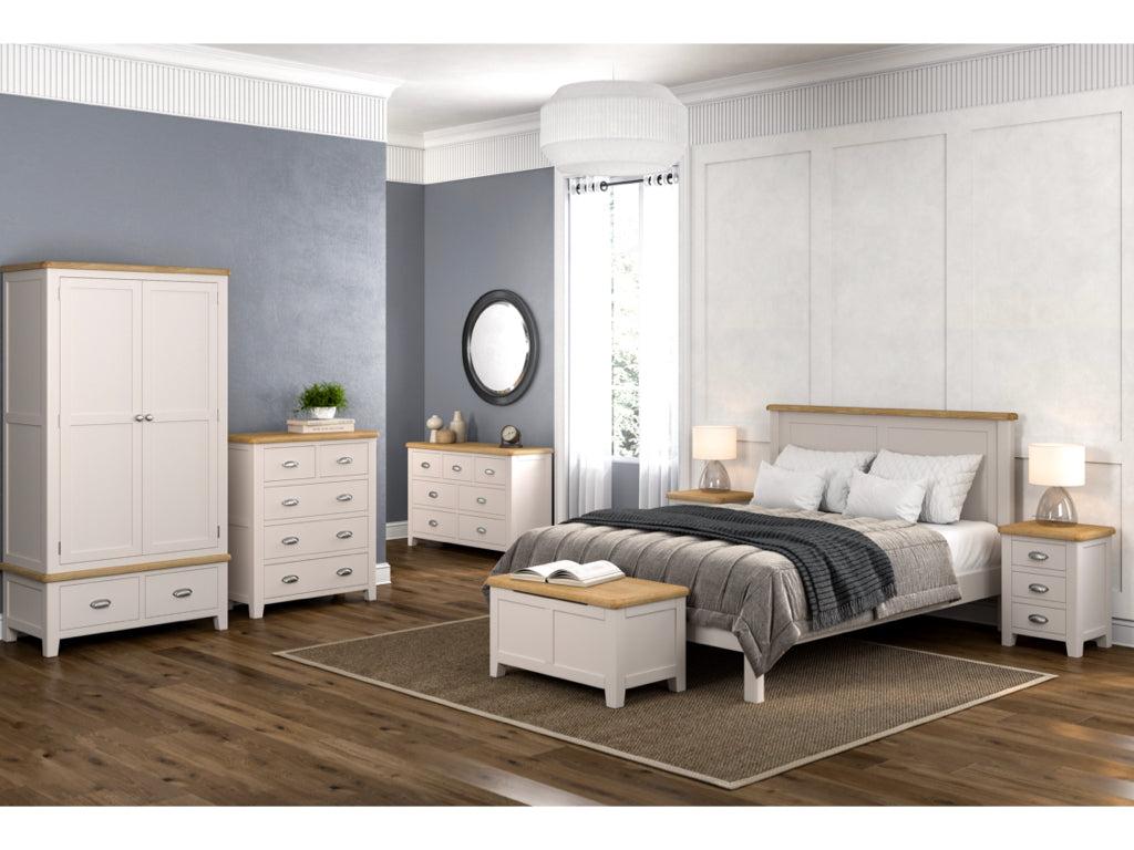 Windermere Painted 3 Drawer Bedside