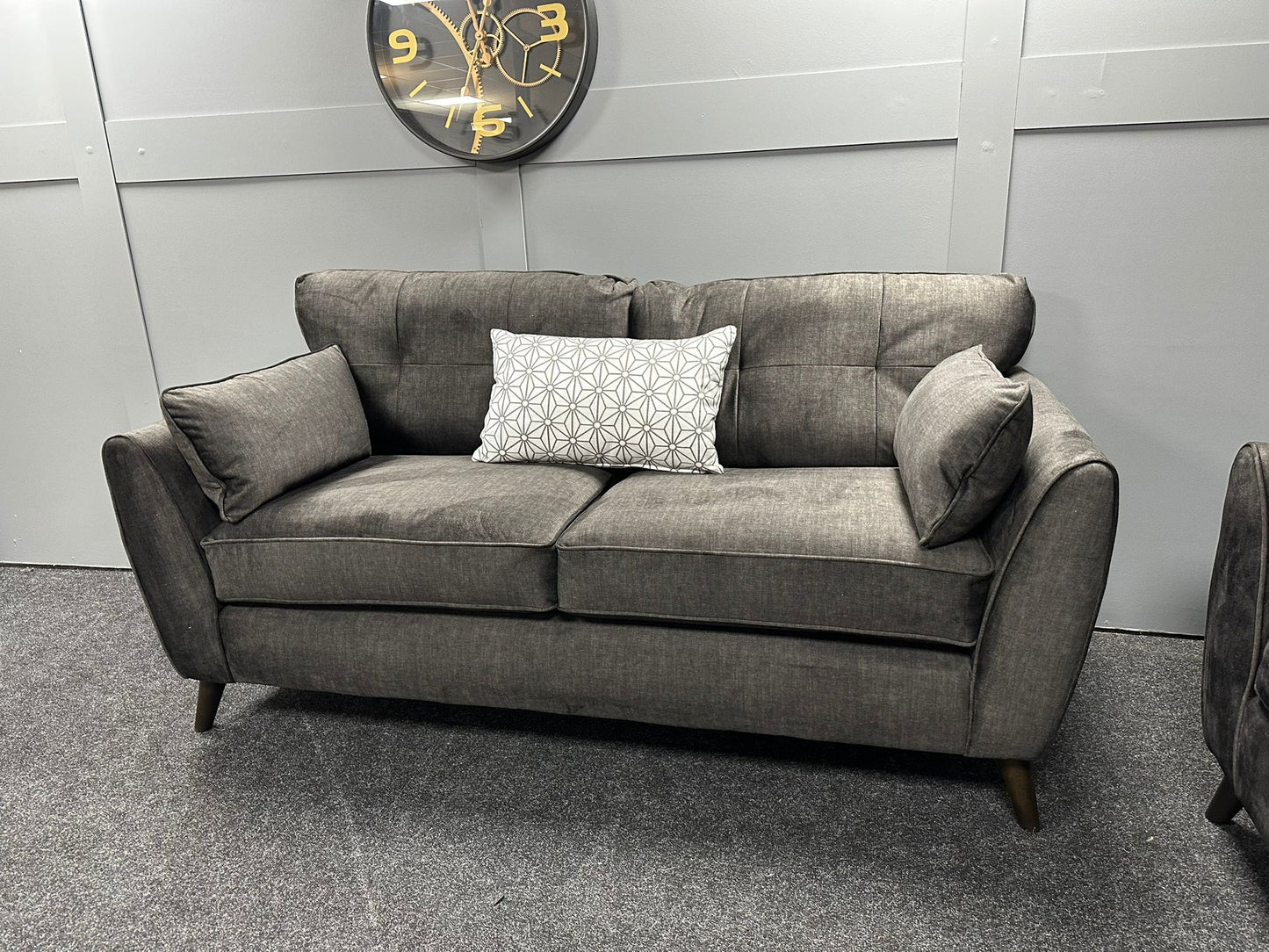 Charcoal 3 & 2 Seater Sofa Set