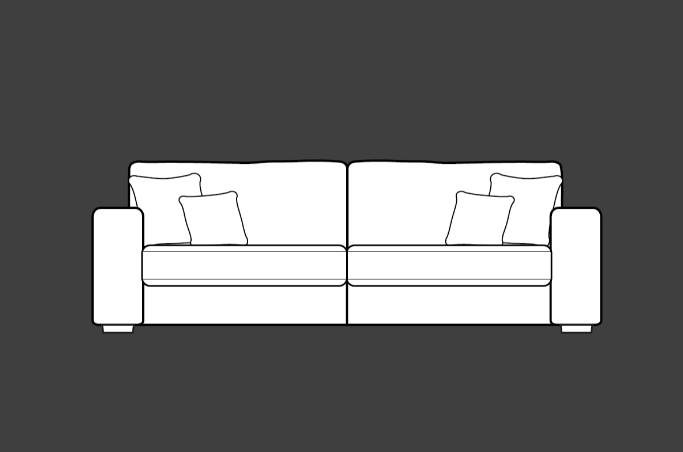 Layton 4 Seater Modular Sofa