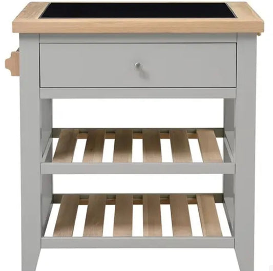 Dove Grey Small Kitchen Island