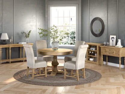 Chateau Rustic Dining Chair- Beige (PAIR)