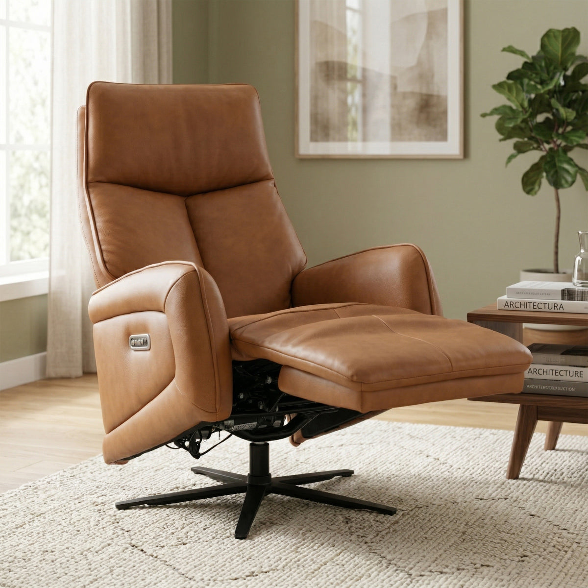 Prestige Swivel Accent Chair - Camel