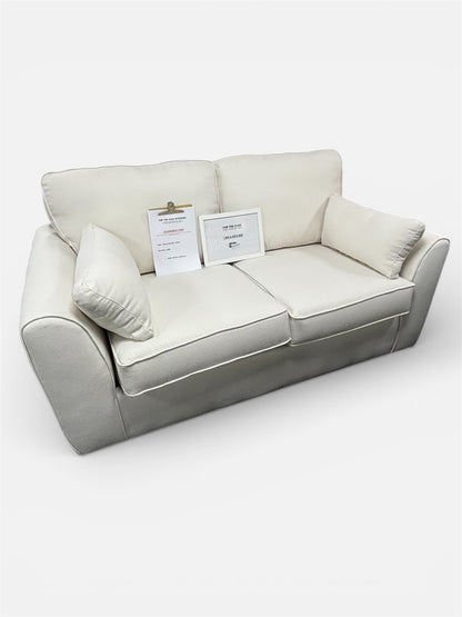 Roma Cream 2 Seater Sofa Bed