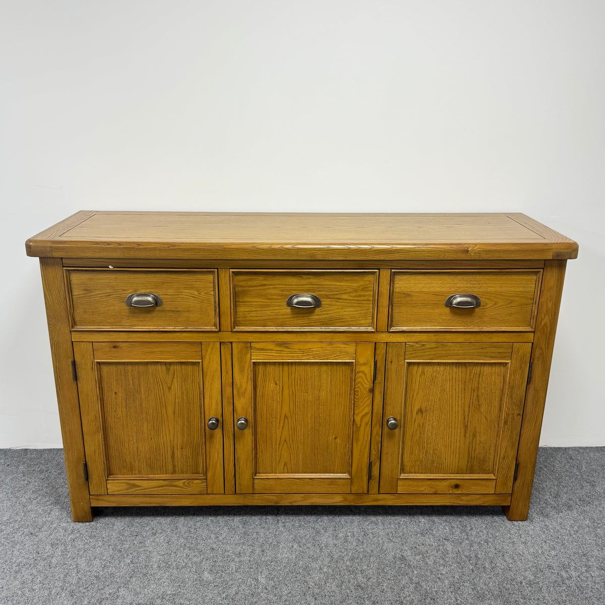 Oak 3 Door Sideboard