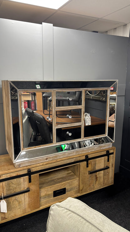 Glass Sideboard (Damaged Corner)