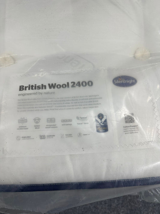 5ft Silentnight British Wool 2400 Clearance Mattress (King) For The Home Interiors