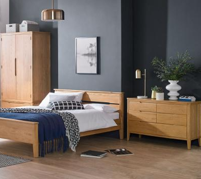 6 Drawer Wide Chest - Harkuta Oak Collection For The Home Interiors