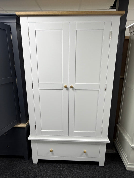 Pure White Double Wardrobe