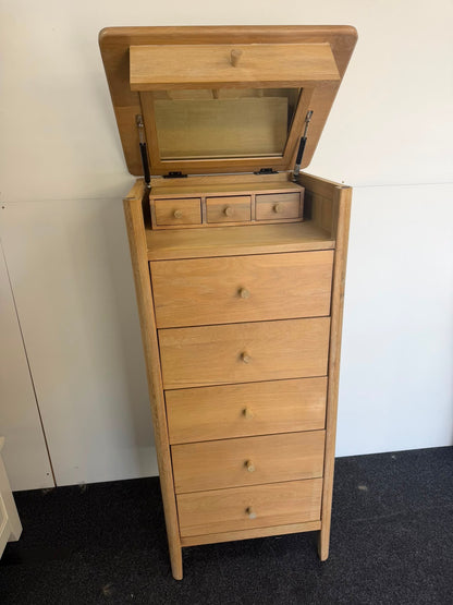 Oak Vanity Tallboy