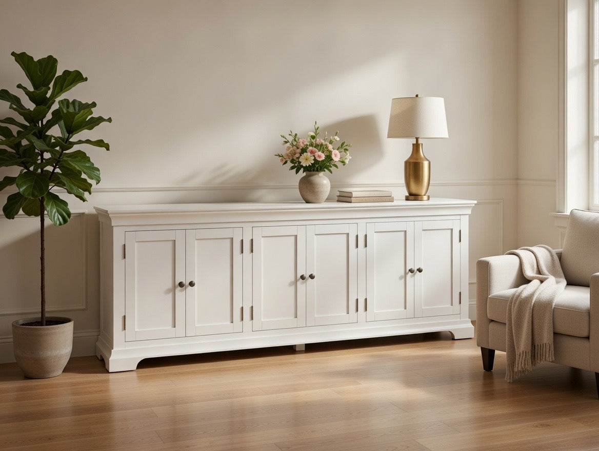 XL White Sideboard