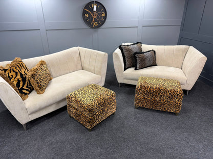 Beige 3&2 Seater Sofa Set