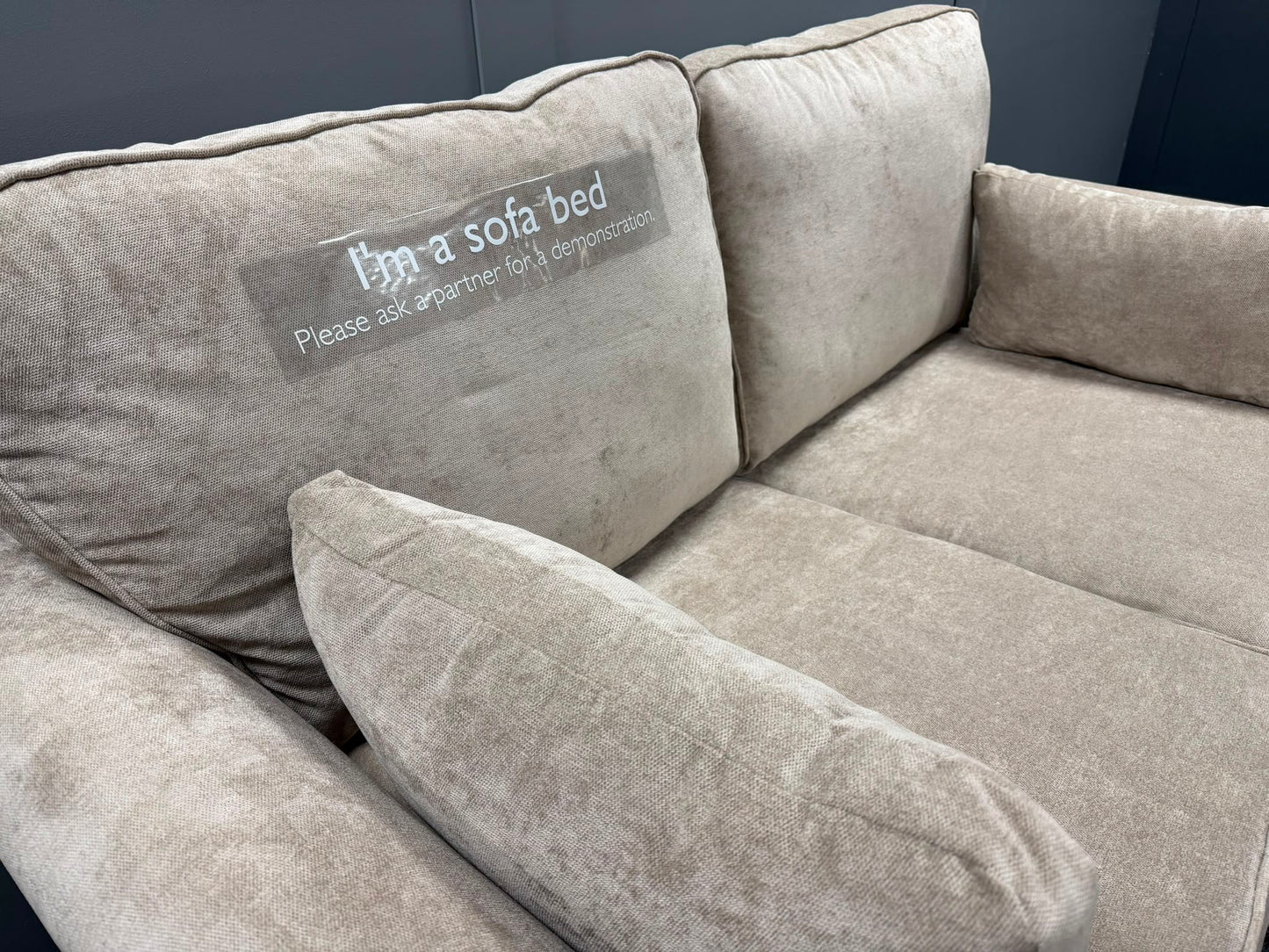 Mink 2 Seater Sofa Bed