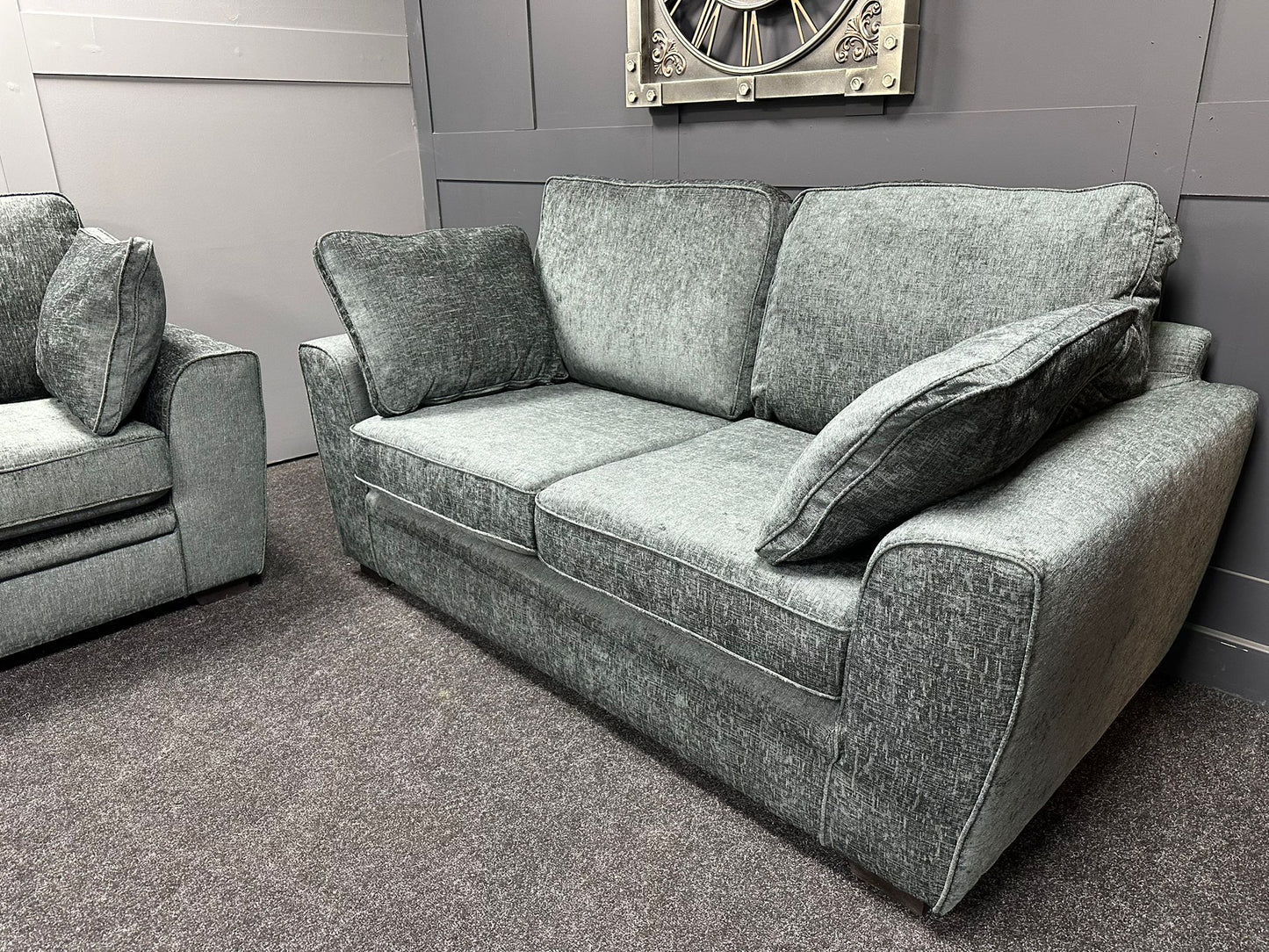 Charcoal 3 & 2 Seater Sofa Set