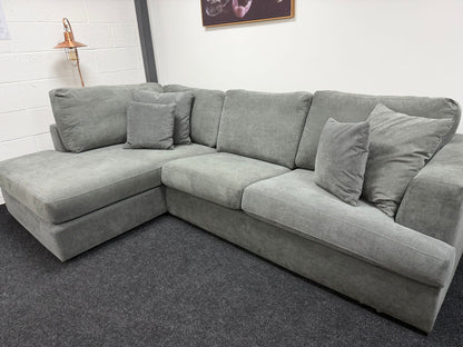 Stratus Grey Corner Sofa - EX DISPLAY