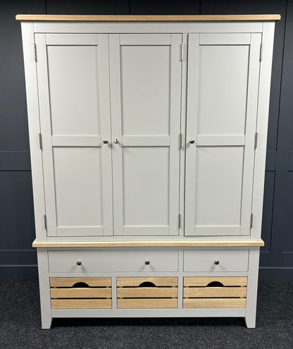 Dove Grey Triple Larder