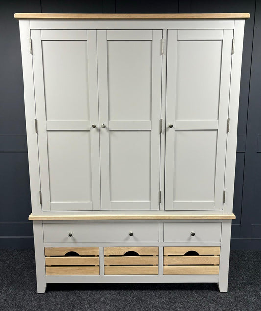 Dove Grey Triple Larder