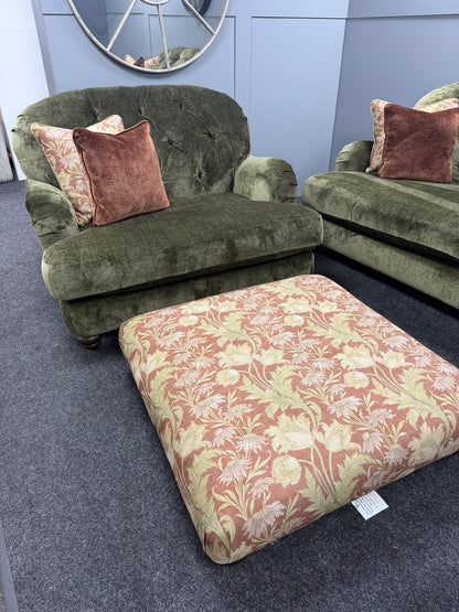 Darley 4 Seater, Love Chair & Footstool