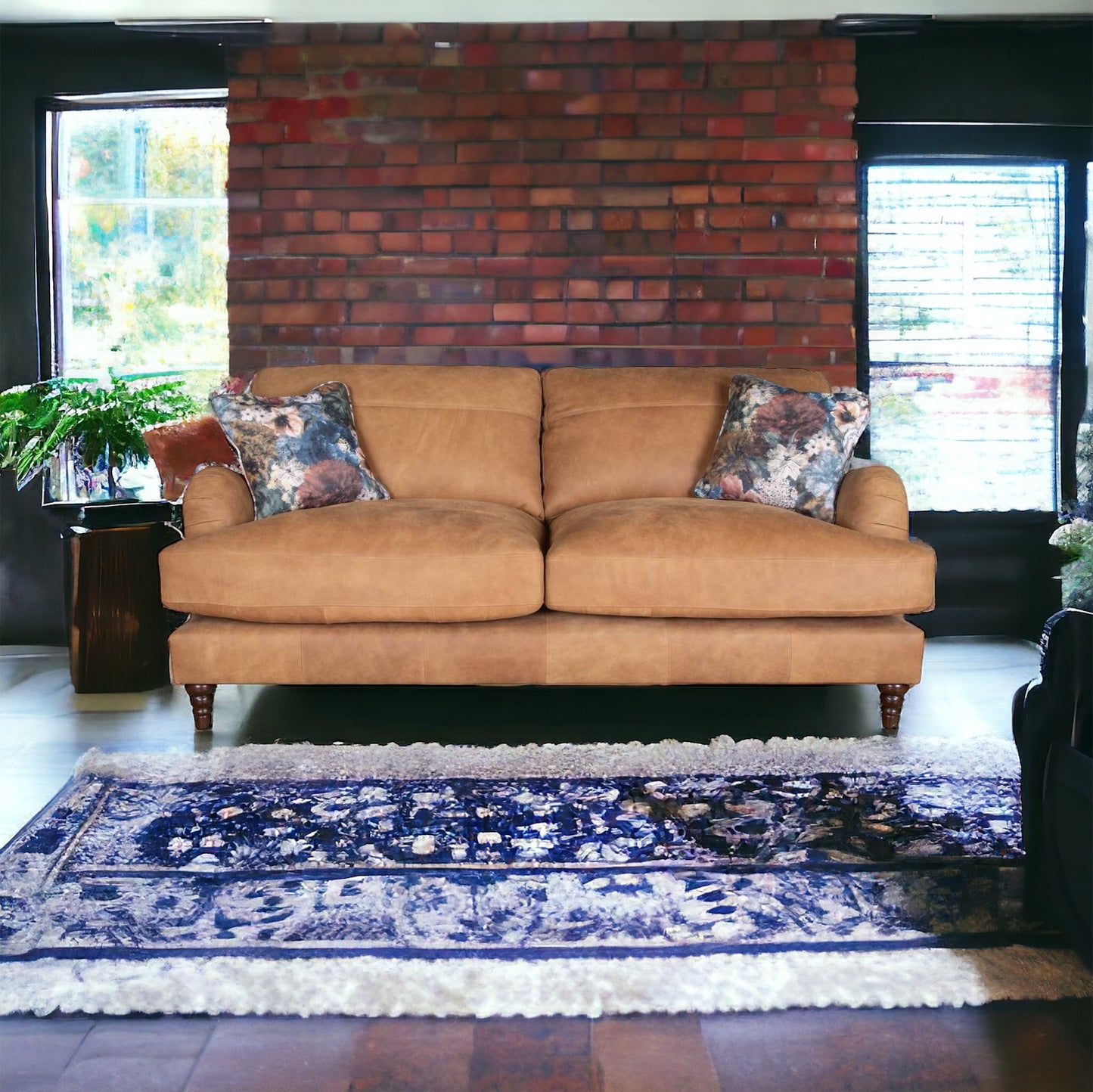 4 Seater Sofa - Beatrix Leather Collection