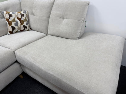 Linen RHF Chaise Corner Sofa