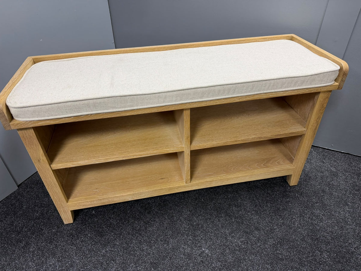 Oak Hallway Shoe Bench