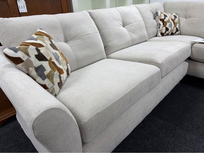 Linen RHF Chaise Corner Sofa
